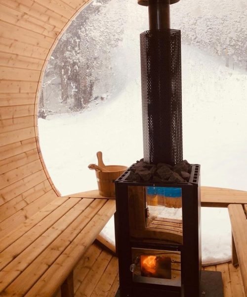 outdoor sauna